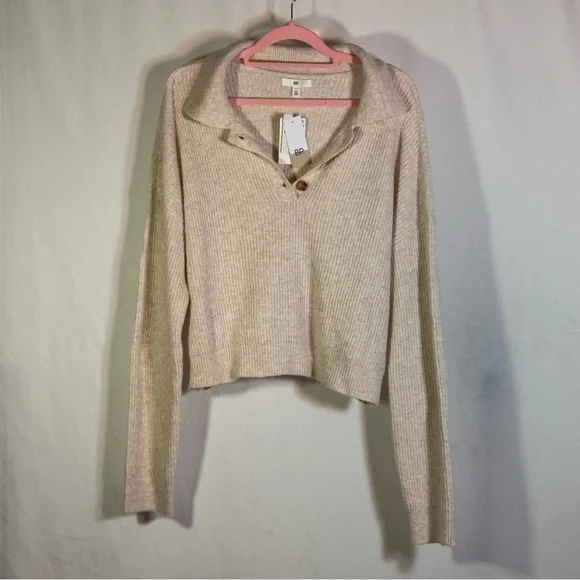 BP Nordstrom Collared Ribbed Pullover Sweater Size L - Picture 6 of 7